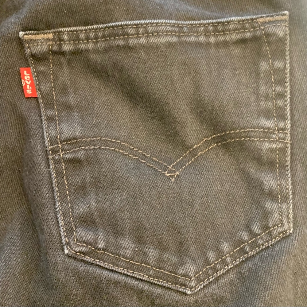 Levi's 501 Button Fly Original Men's True Black Jeans 33x32 Excellent condition - Picture 4 of 5